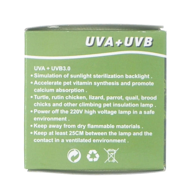 UVA+UVB 3.0 Reptile Halogen Lamp E27 50W