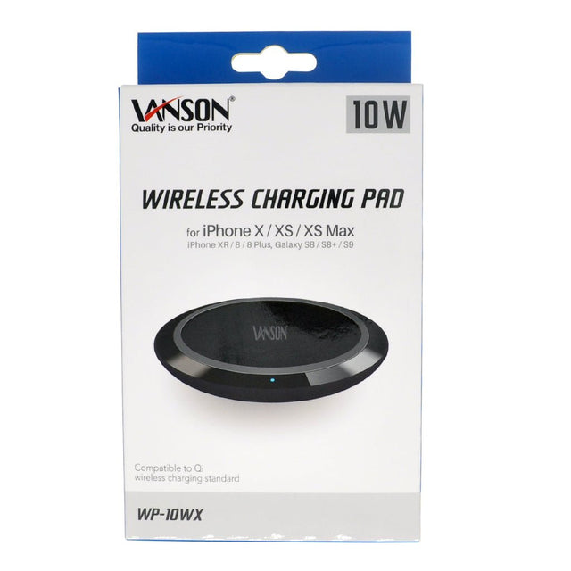 VANSON Qi Wireless Charging Pad 10W WP - 10WX