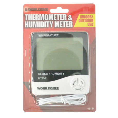 Work Force Indoor & Outdoor Thermometer & Humidity Meter 45111