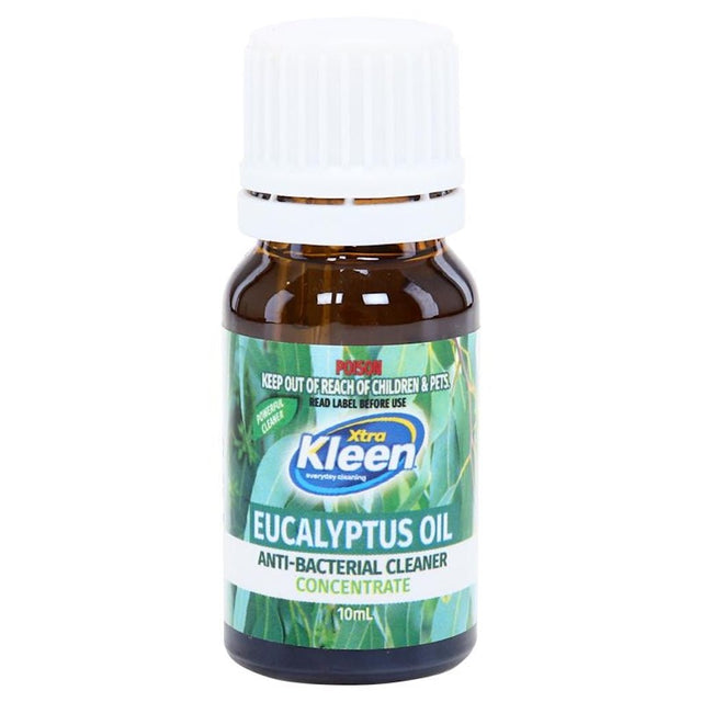 Xtra Kleen Concentrate Eucalyptus Oil Anti - Bacterial Cleaner 10ml 286553