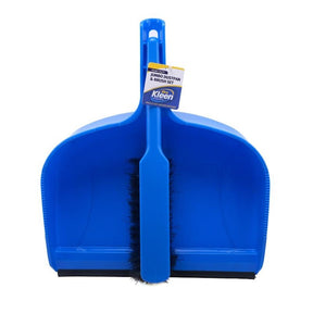 Xtra Kleen Jumbo Dust Pan & Brush Set Blue 33x40cm 281046