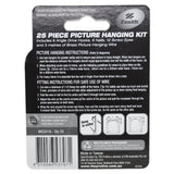 ZENITH 25 Piece Picture Hanging Kit 4.5KG WIC0418