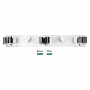 Zenith Broom and Mop Holder Rack Triple 25 - 40mm WBH0003