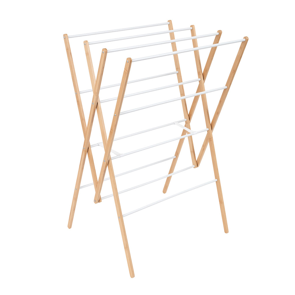 Hills Clothes Airer 12 Rail Bamboo 8m Drying Rack 99151002