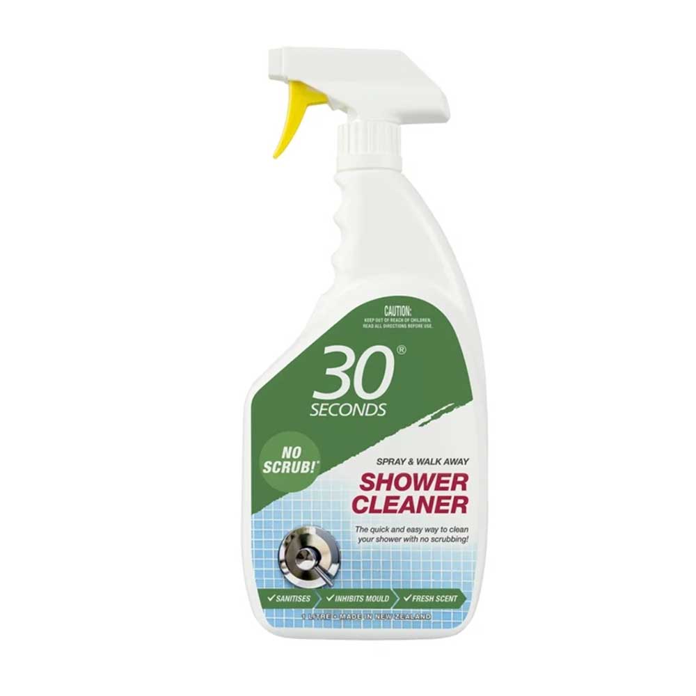 30 SECONDS Spray & Walk Away Shower Cleaner 1L 30-SWASC1RE - Double Bay Hardware