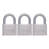 ABUS Titalium 38mm Padlock Triple Pack 54TI40TRIPLESC
