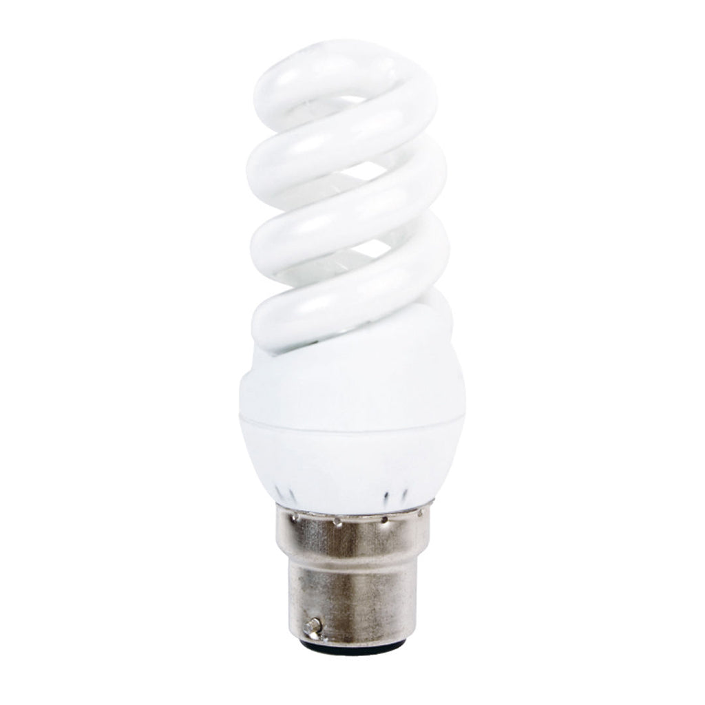 Crompton Tiny Twist Energy Saving Light Bulb B22 240V 9W W/W 25754