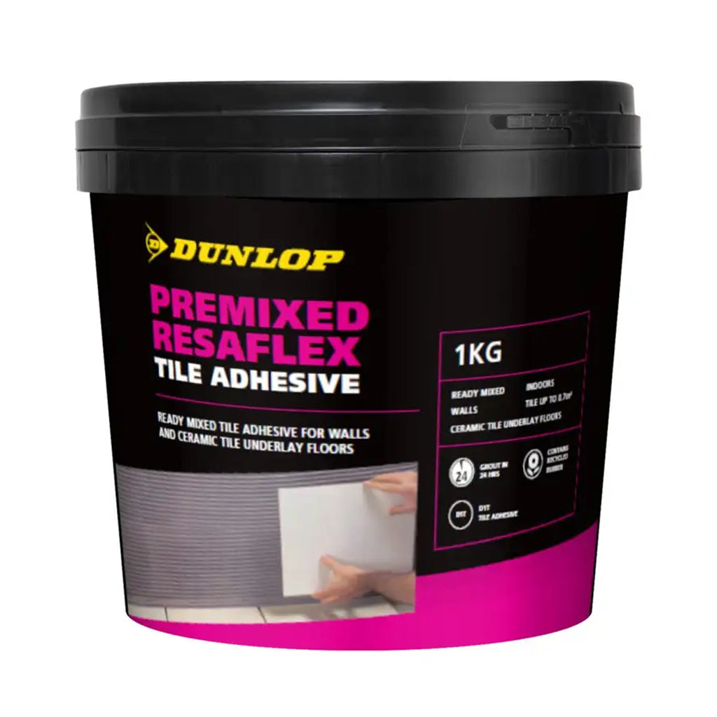 DUNLOP Reasaflex Premixed Tile Adhesive 1kg 10345