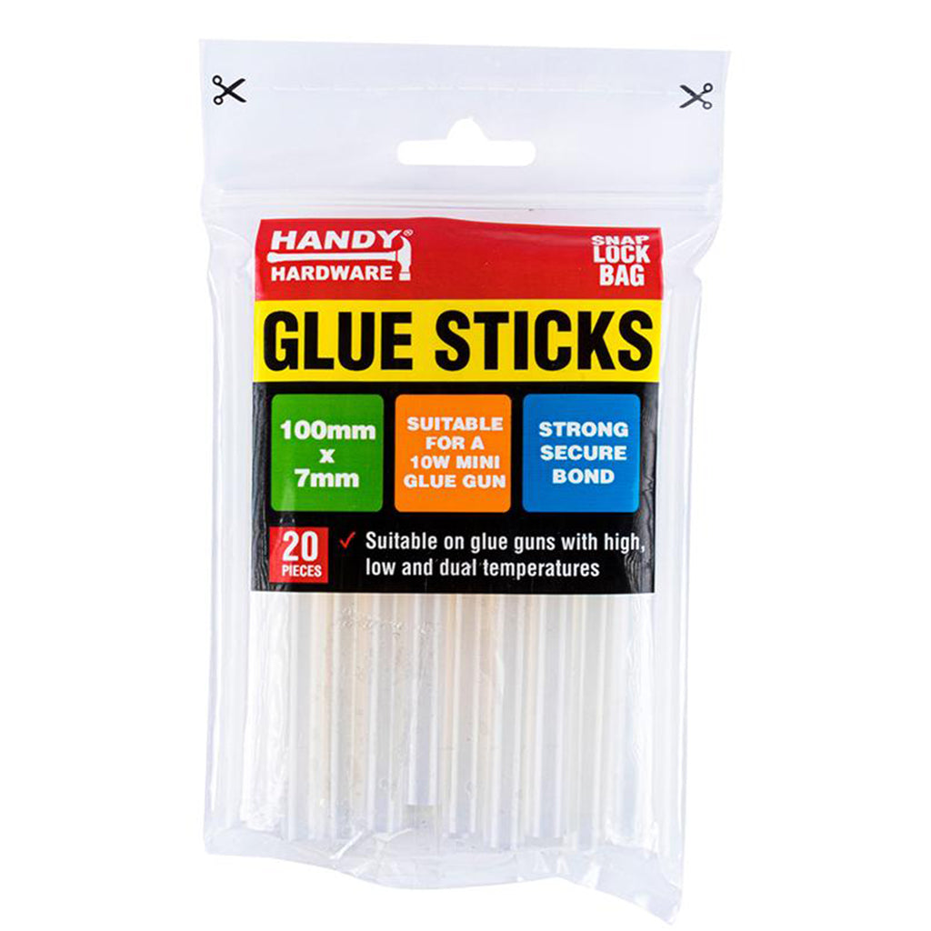 HANDY HARDWARE Glue Sticks 100x7mm 20Pcs 218646