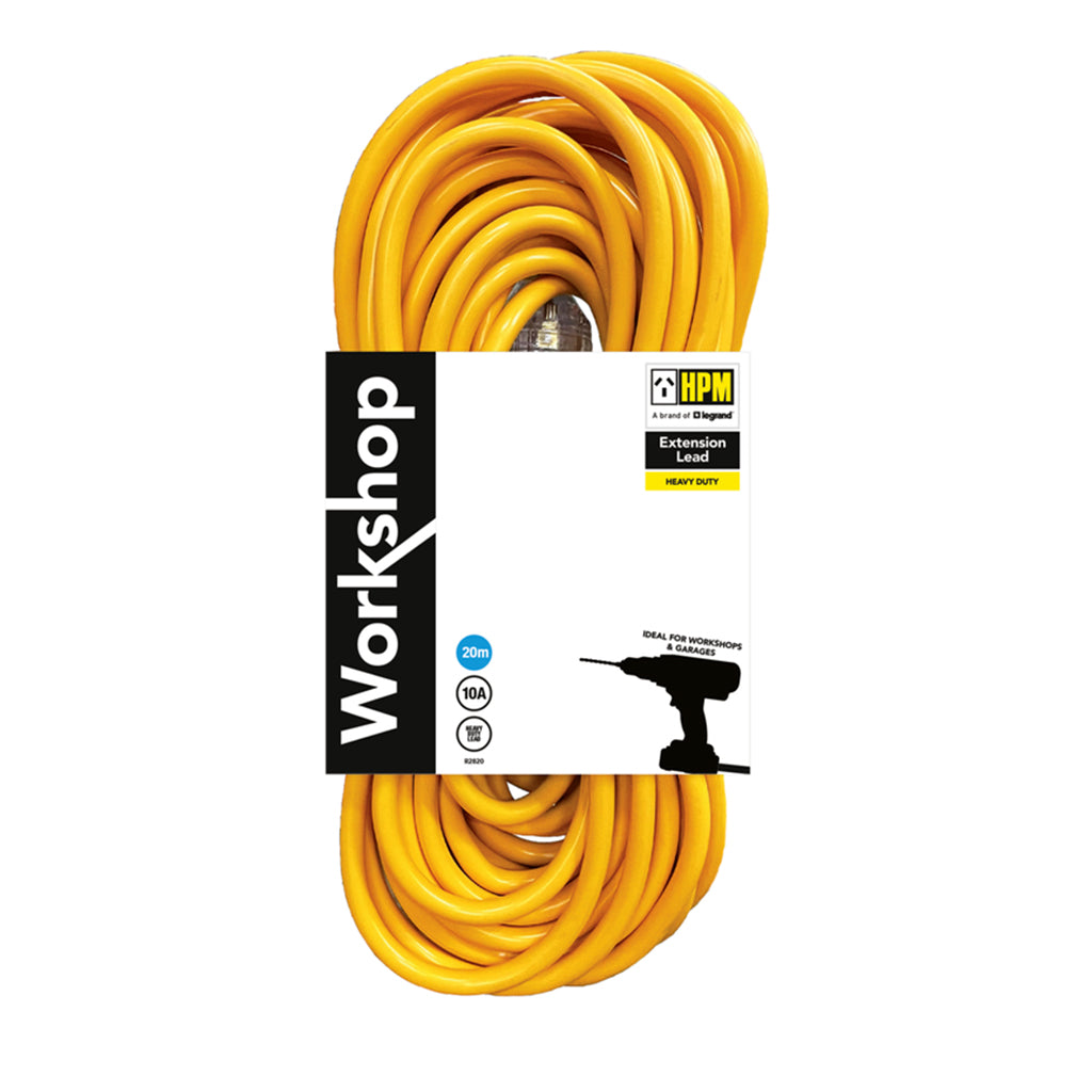 HPM Workshop Extension Lead 20M 10A 3Core R2820