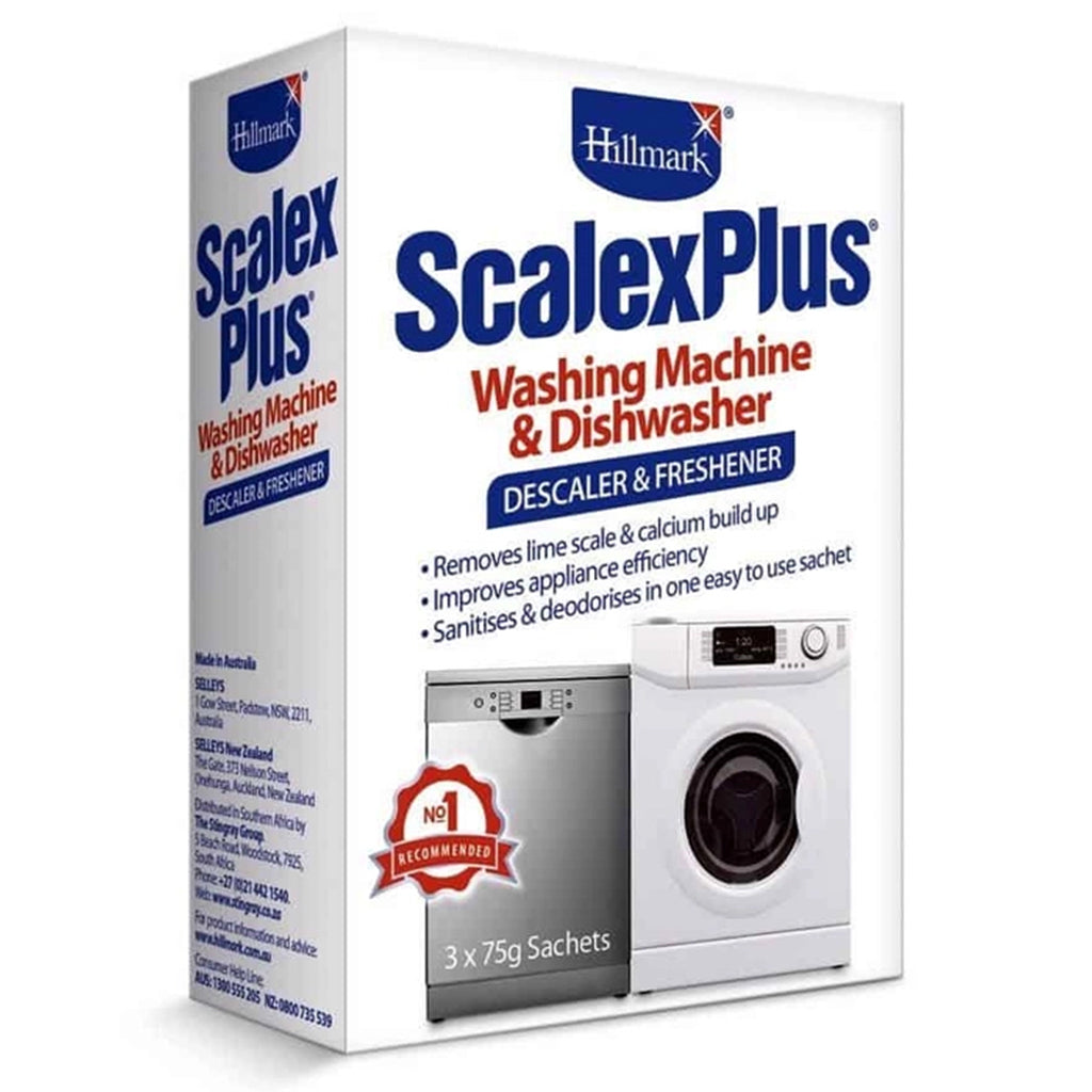 Hillmark ScalexPlus Washing Machine and Dishwasher Cleaner 3x75g
