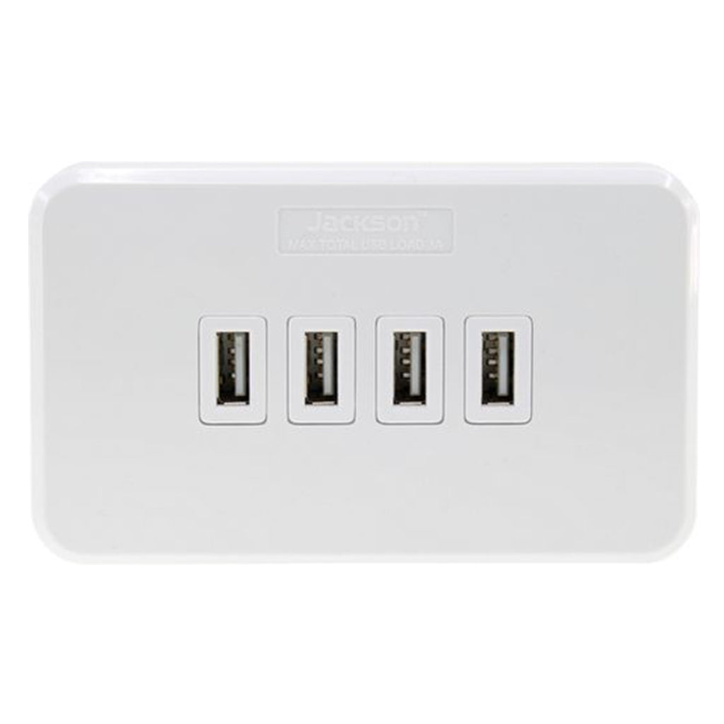 JACKSON 4 USB Outlet Charging Wall Plate PT9804