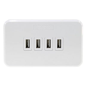 JACKSON 4 USB Outlet Charging Wall Plate PT9804