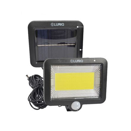 LUNIQ Solar Panel COB LED Flood Lights With Motion Sensor ELS-0592