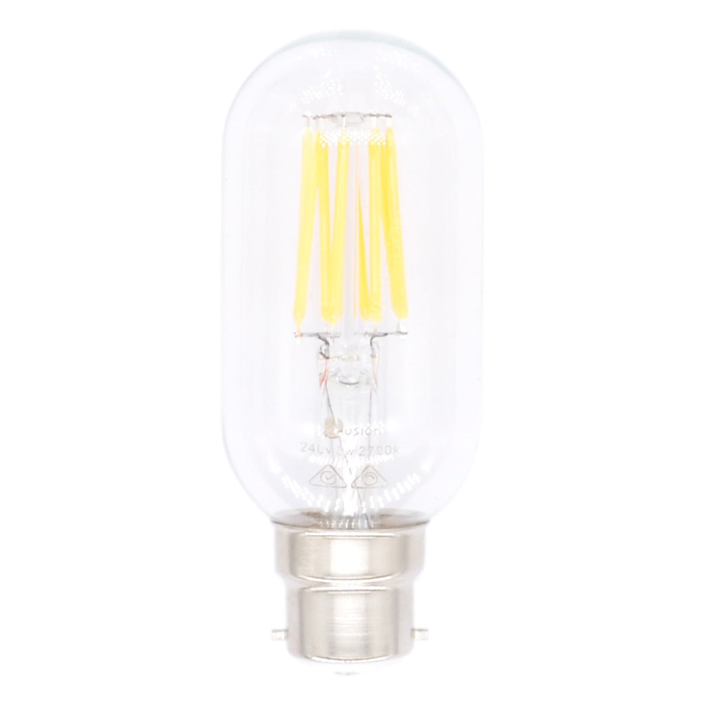 LUSION T45 Filament LED Light Bulb B22 240V 8W W/W 20971