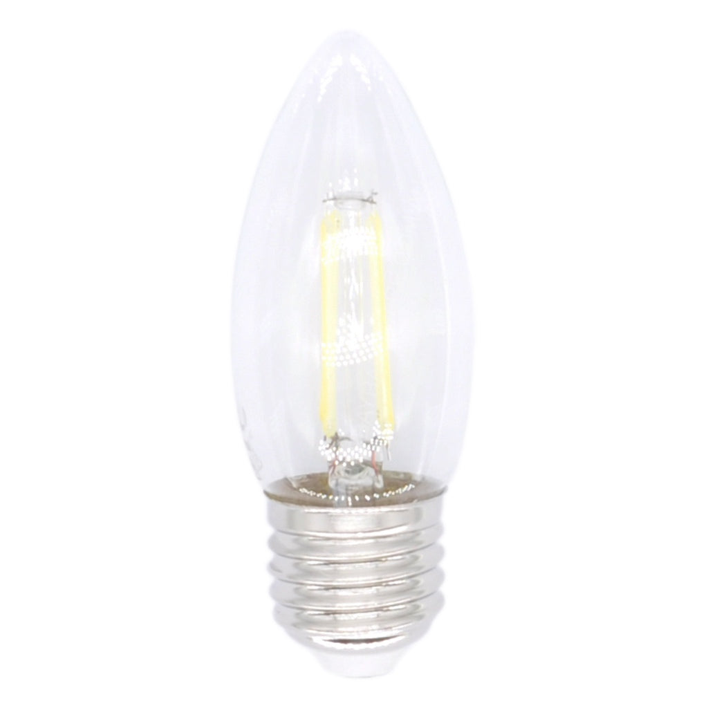 Lusion Candle Filament LED Light Bulb 240V 4W E27 C/DL 20245