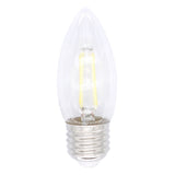 Lusion Candle Filament LED Light Bulb 240V 4W E27 C/DL 20245