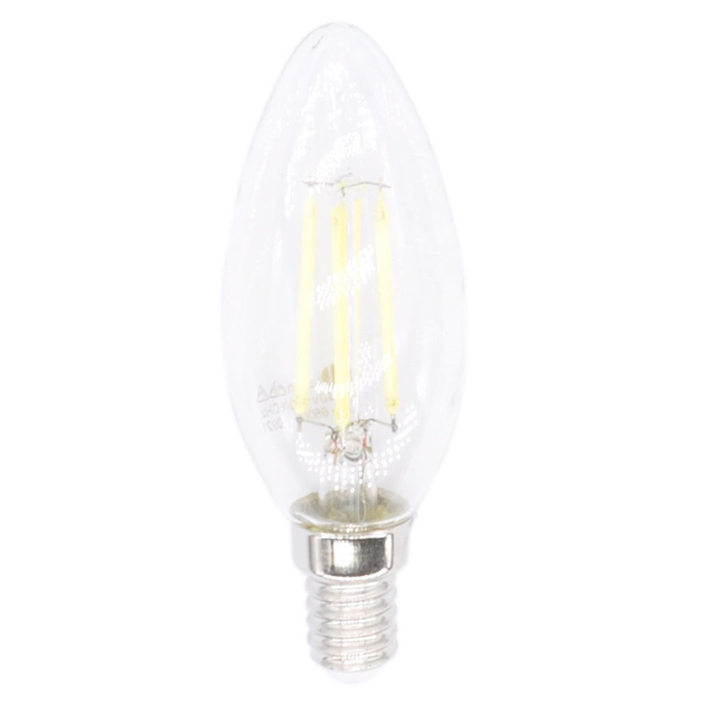 Lusion Candle Filament LED Light Bulb E14 240V 4W C/DL 20244