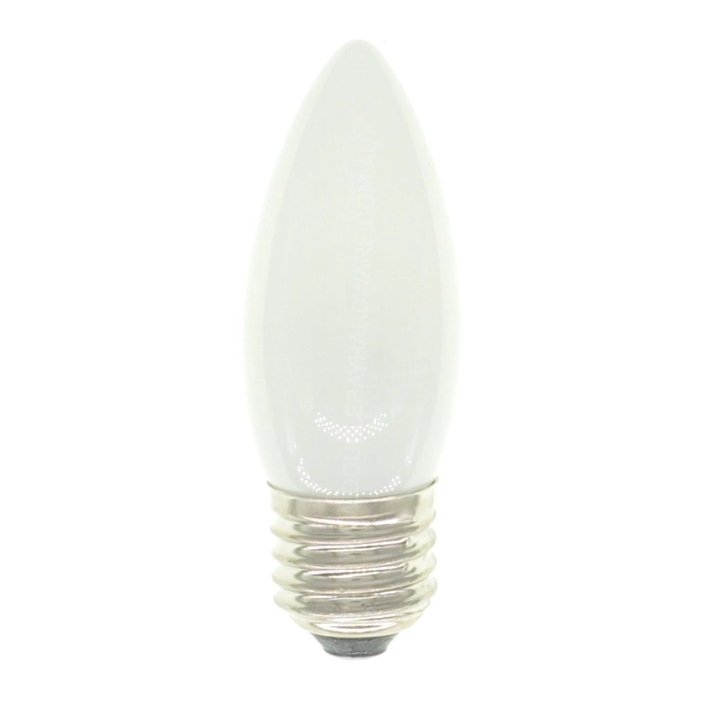 Lusion Candle LED Light Bulb 240V 2.8W E27 Pearl W/W 20210