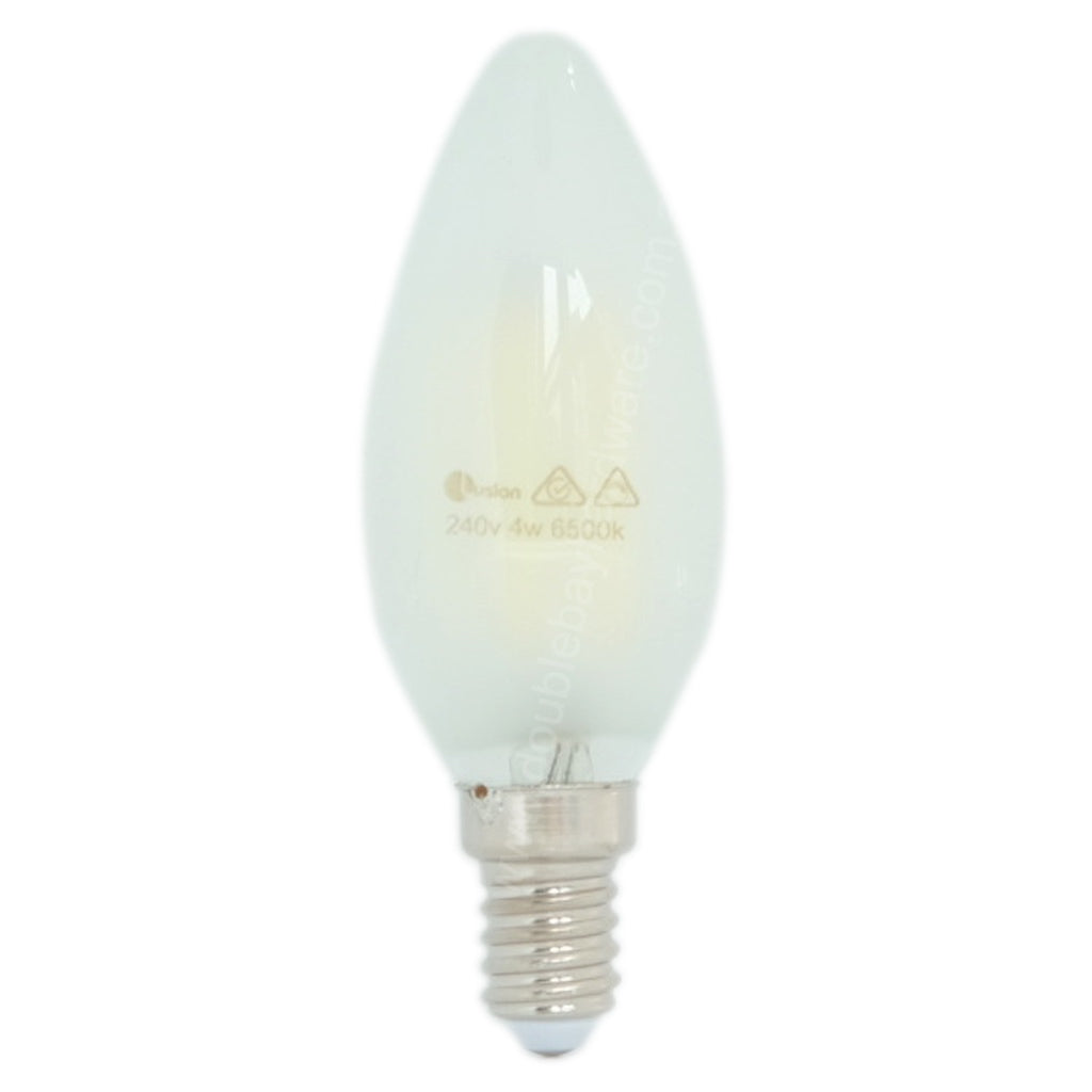 Lusion Candle LED Light Bulb E14 240V 4W Pearl C/DL 20270