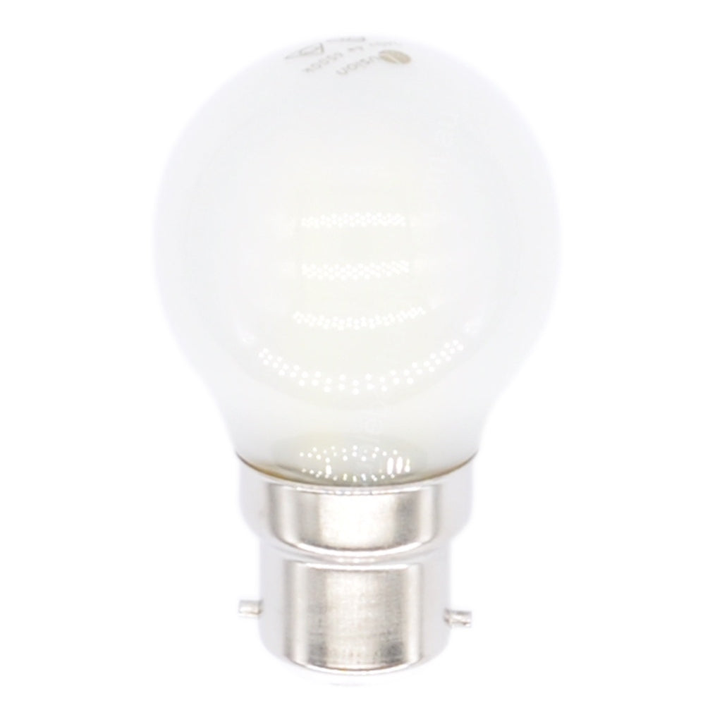 Lusion Fancy Round LED Light Bulb 240V 4W B22 Pearl C/DL 20266