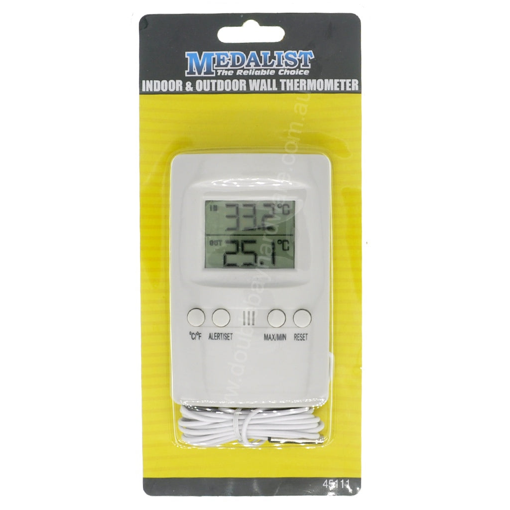 MEDALIST Indoor & Outdoor Wall Thermometer 45111