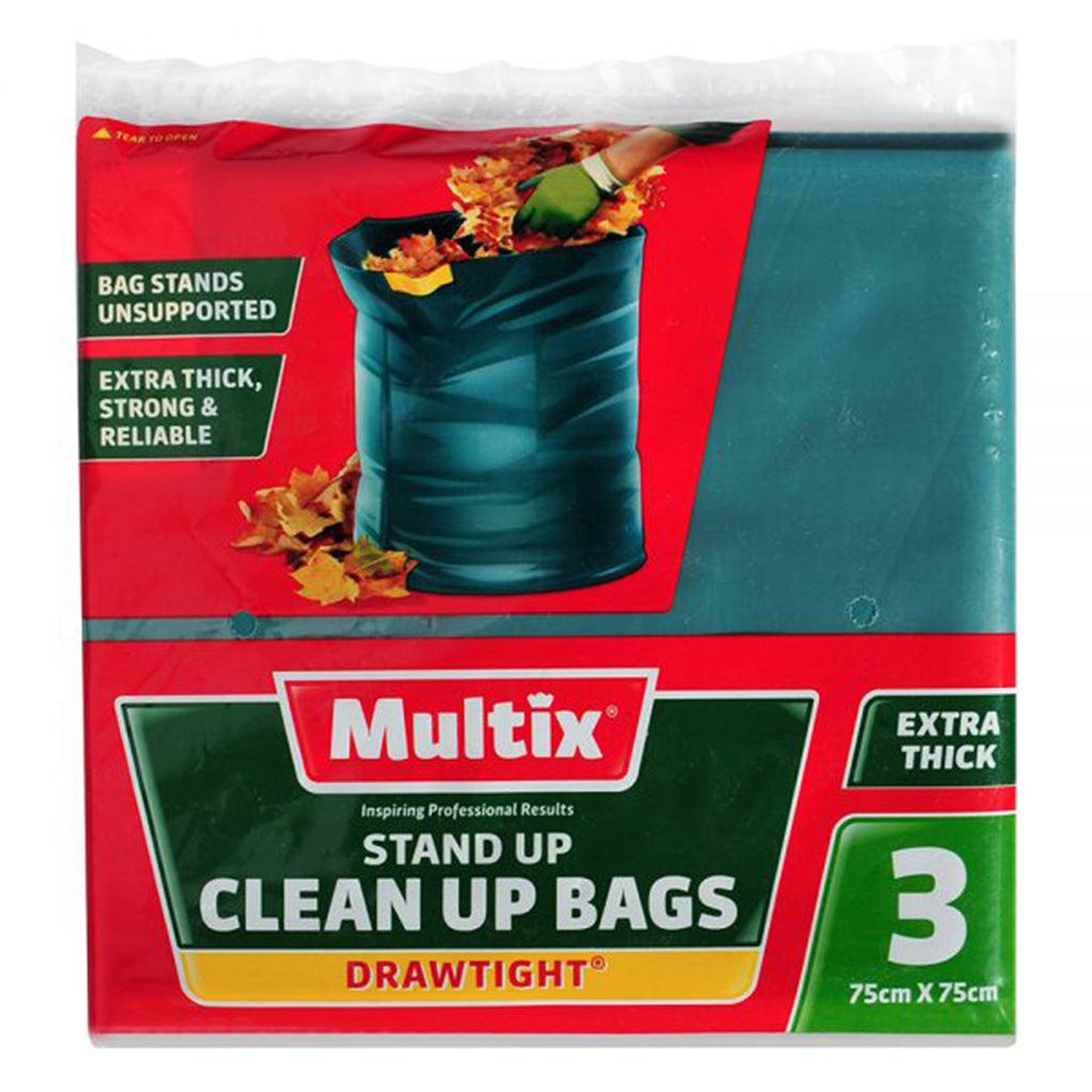 Multix Stand Up Clean Up Bags Extra Thick 75x75cm 14502