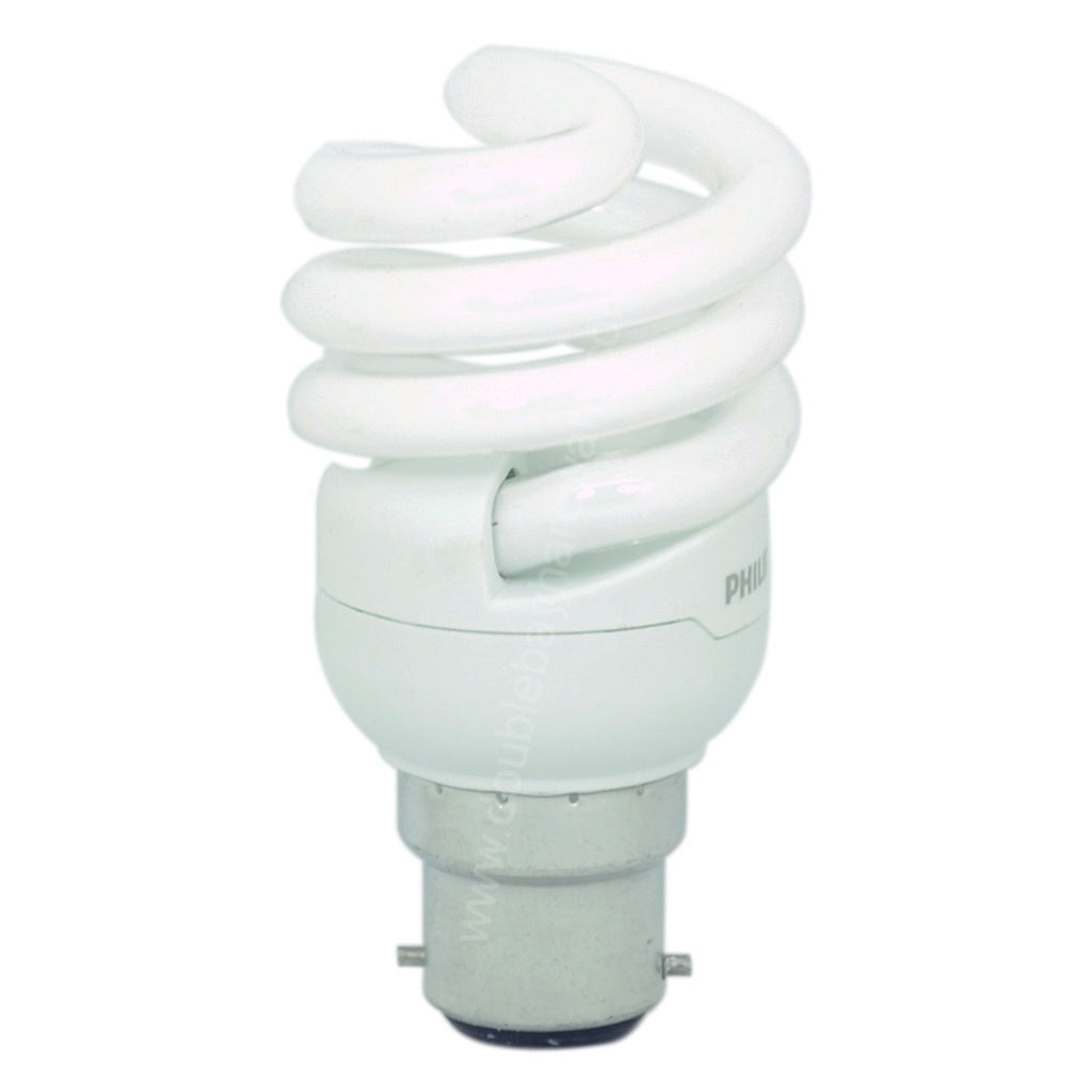 PHILIPS Tornado Spiral Energy Saving Light Bulb B22 12W C/DL 218326