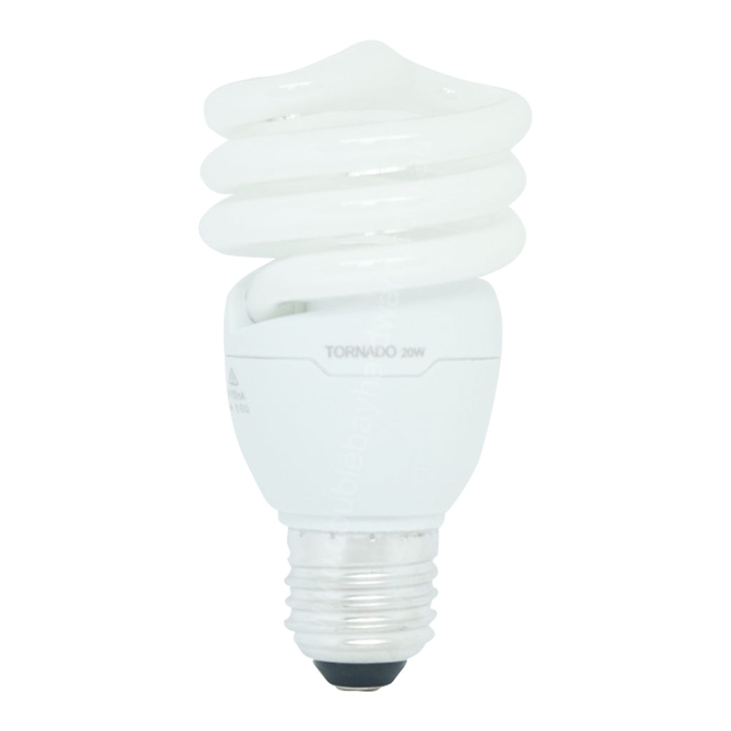 PHILIPS Tornado Spiral Energy Saving Light Bulb E27 20W W/W 138112