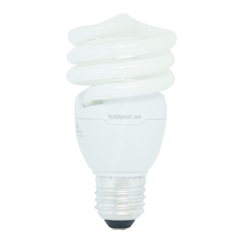 PHILIPS Tornado Spiral Energy Saving Light Bulb E27 20W W/W 138112