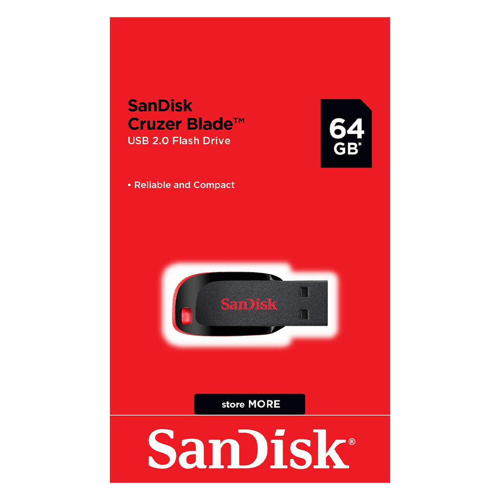 SanDisk Cruzer Blade USB flash drive 64GB USB2.0 FDB64GB