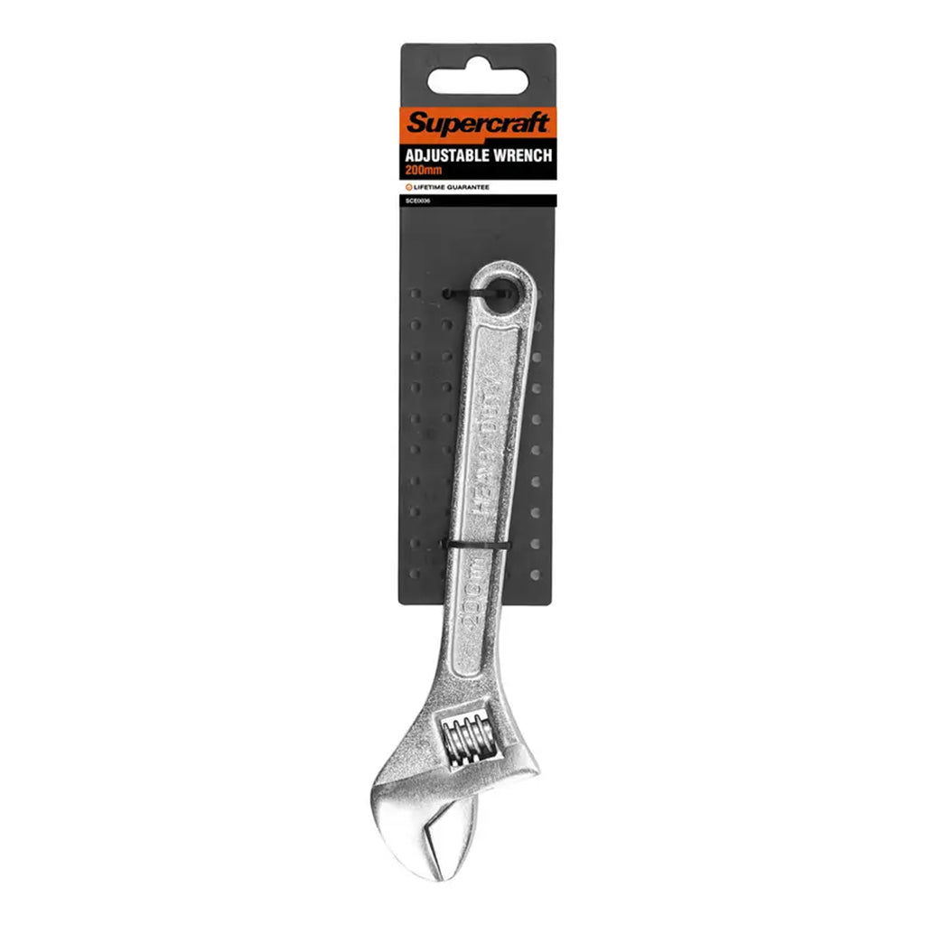 Supercraft Adjustable Wrench 200mm SCE0036