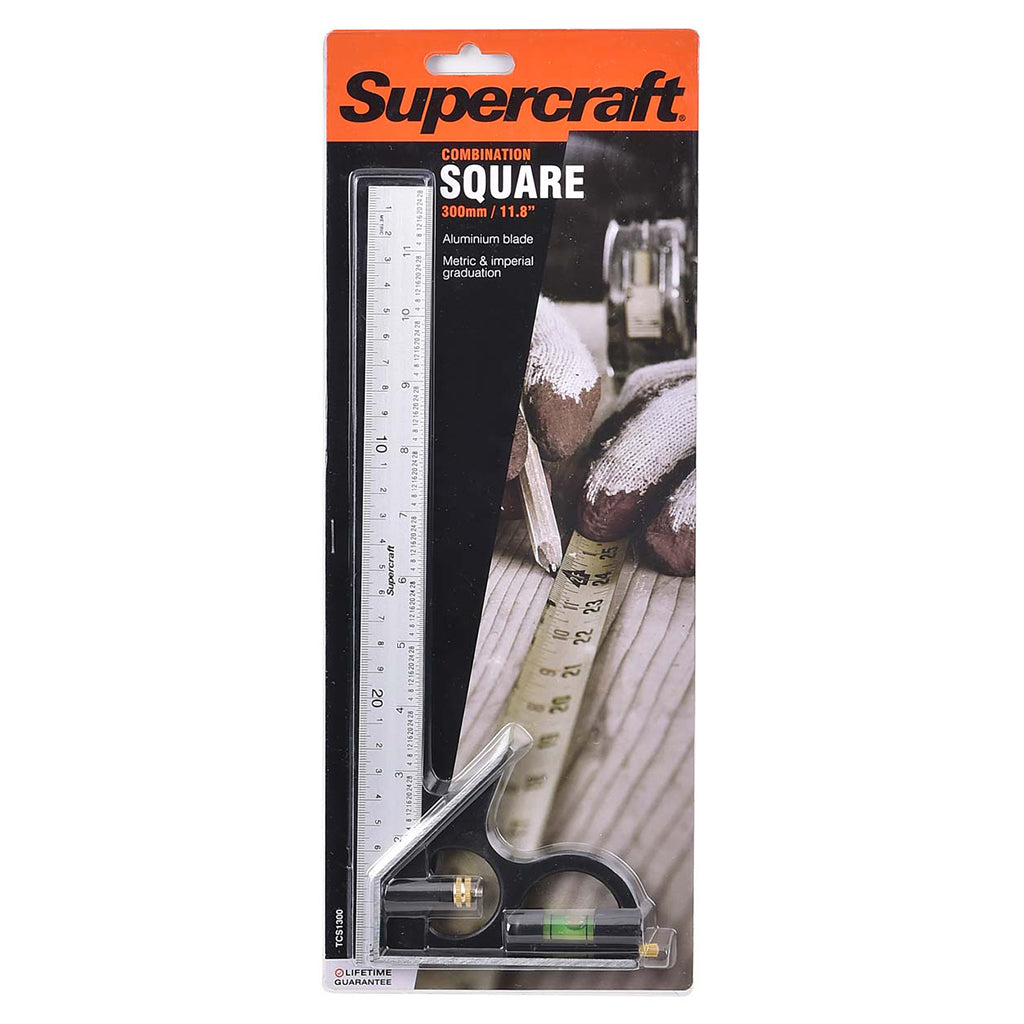 Supercraft Square Combination with Level 300mm TCS1300