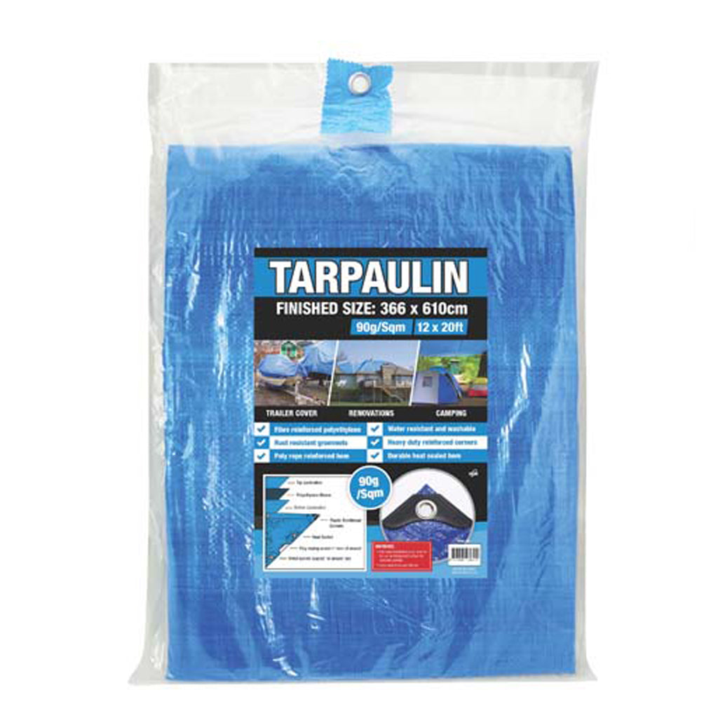 Tarpaulin Blue 3.66X6.1M 90G HAR-181