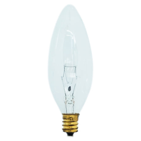 US-Style Light Fitting Incandescent Candle Light Bulb E12 240V 40W Clear