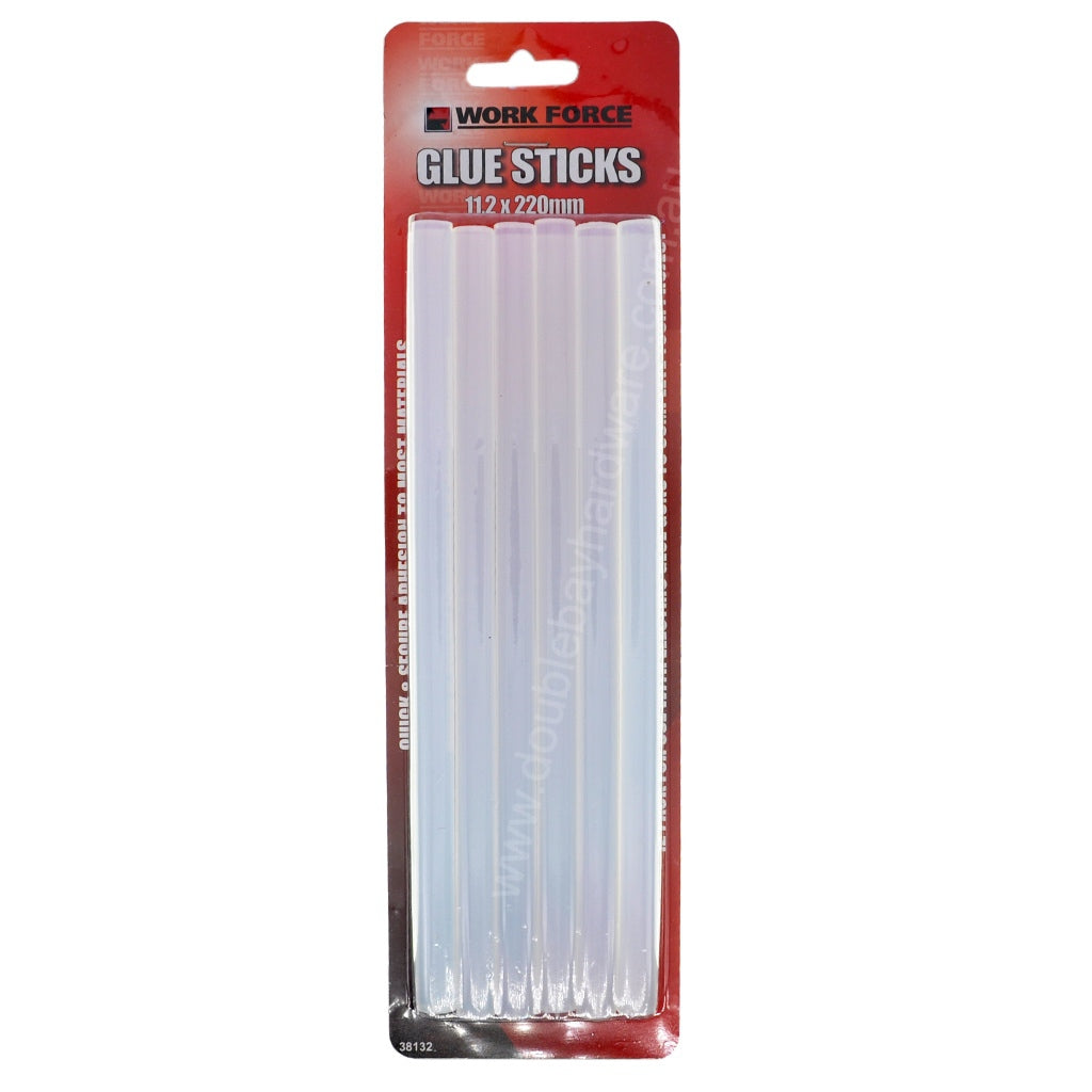 WORK FORCE Glue Sticks 11.2x220mm 12Pcs 38132