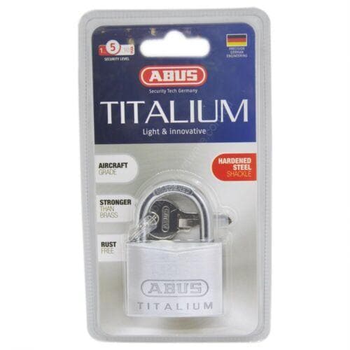 ABUS Titalium 50mm Padlock Higher Security & Less Weight 54TI/50 - Double Bay Hardware