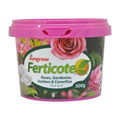 Amgrow Ferticote Rose, Gardenia, Azalea & Camellia 500g Fertiliser 55338 - Double Bay Hardware