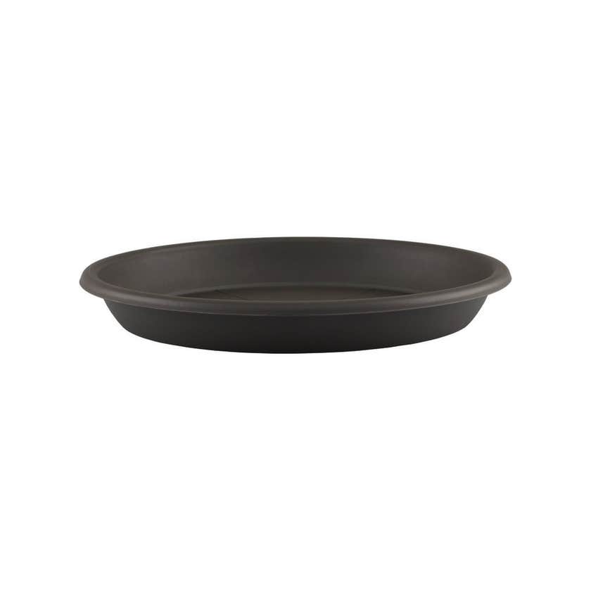 Artevasi Cilindro Round Saucer Black 40cm AVSCR0240-AT - Double Bay Hardware