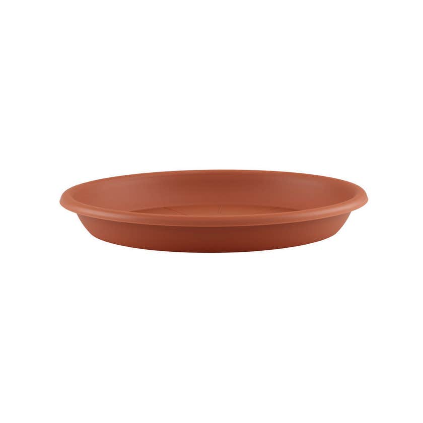 Artevasi Cilindro Round Saucer Terracotta 26cm AVSCR0026-TC - Double Bay Hardware