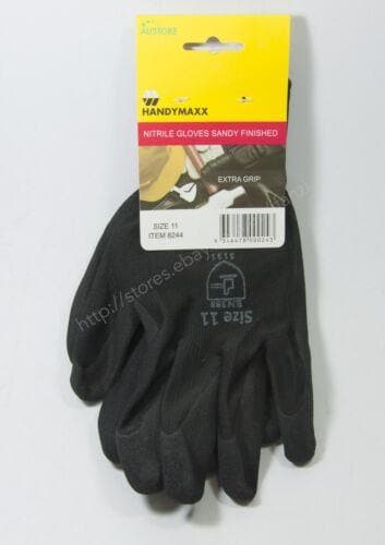 AUSTORE Nitrile Gloves Sandy Finished Size 11 8244 - Double Bay Hardware