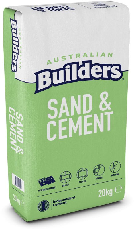 Australian Builders Sand & Cement Mix 20KG - Double Bay Hardware