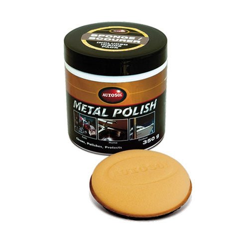Autosol Metal Polish 350g Jar With Sponge For Free 1035 - Double Bay Hardware