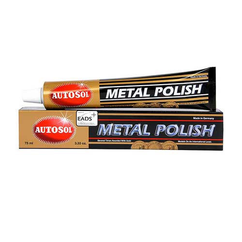 Autosol Metal Polish 75ml with Free Polishing Cloth ART1000 - Double Bay Hardware