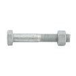 BREMICK M12x65mm Hot Dipped Galvanised Hex Head Bolt & Nut Box