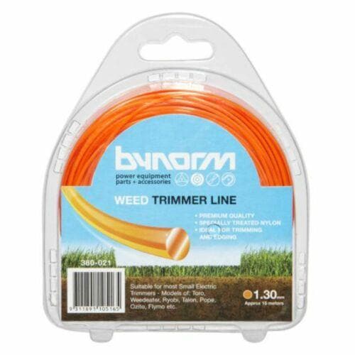 BYNORM Weed Trimmer Line Orange 1.30mmx15m 380-021 - DoubleBayHardware