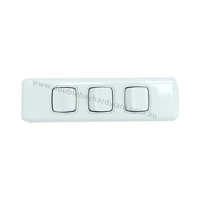 CHINT Architrave 3 Gang Switch LBL003A