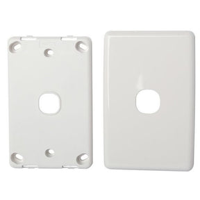 CLIPSAL Compatible Wall Plate Classic 1 Gang CWP - 201