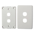 CLIPSAL Compatible Wall Plate Classic 2 Gang CWP - 202