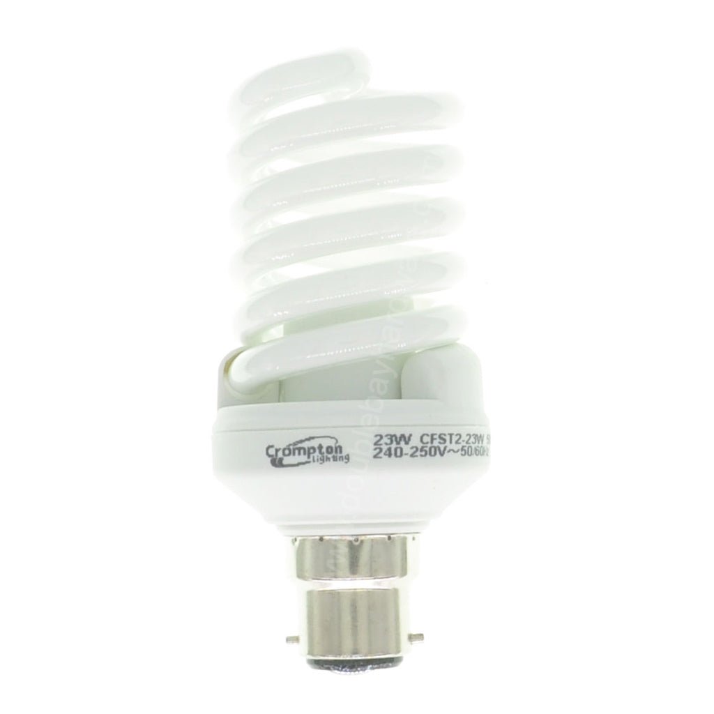 Crompton Energy Saving Light Bulb B22 240V 23W C/W 26131